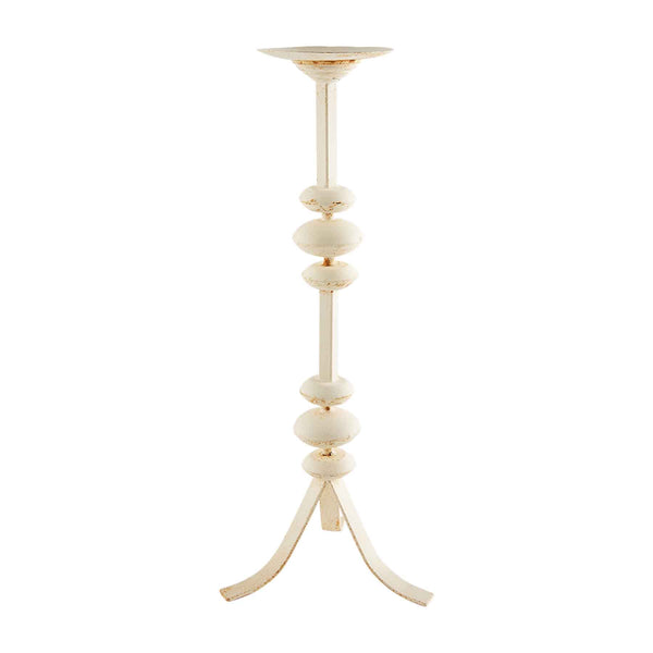 White Distress Candlestick