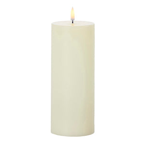 Uyuni Ivory Pillar Candle