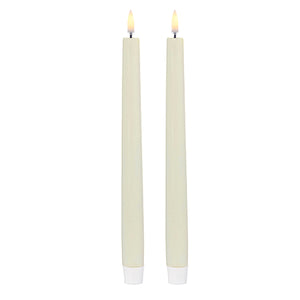 Uyuni Ivory Taper Candle Set