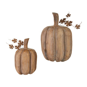 Wood Pumpkins