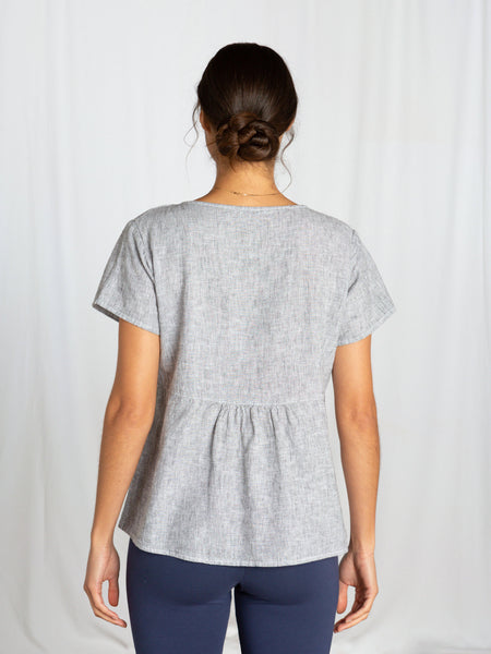 Cut Loose Patch Top - Laundered