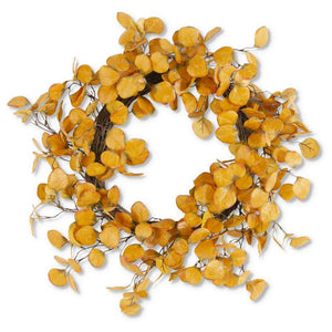 Yellow Gumdrop Eucalpytus Wreath