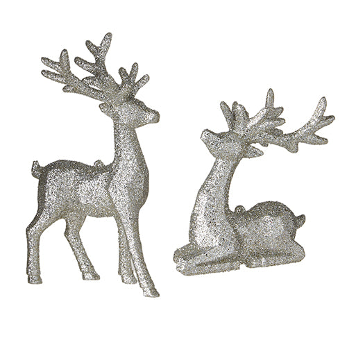 Glitter Deer Ornament