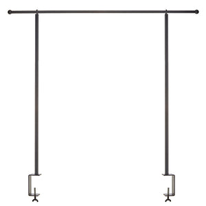 Black Over the Table Adjustable Decorating Rod