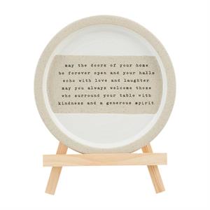 May The Doors Sentiment Plate Easel Set