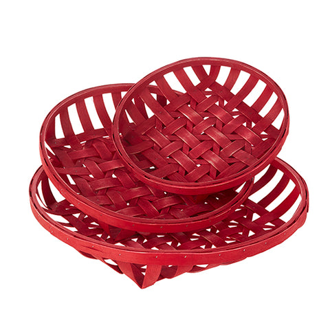 Red Distressed Basket