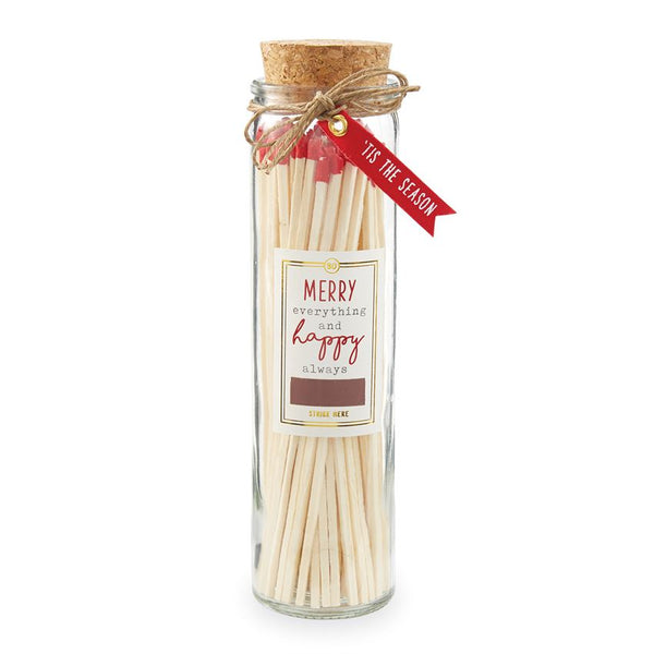 Holiday Large Matches in Bottle