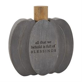 Layered Pumpkin Plaque