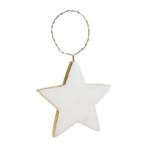 STAR GOLD MARBLE ORNAMENT
