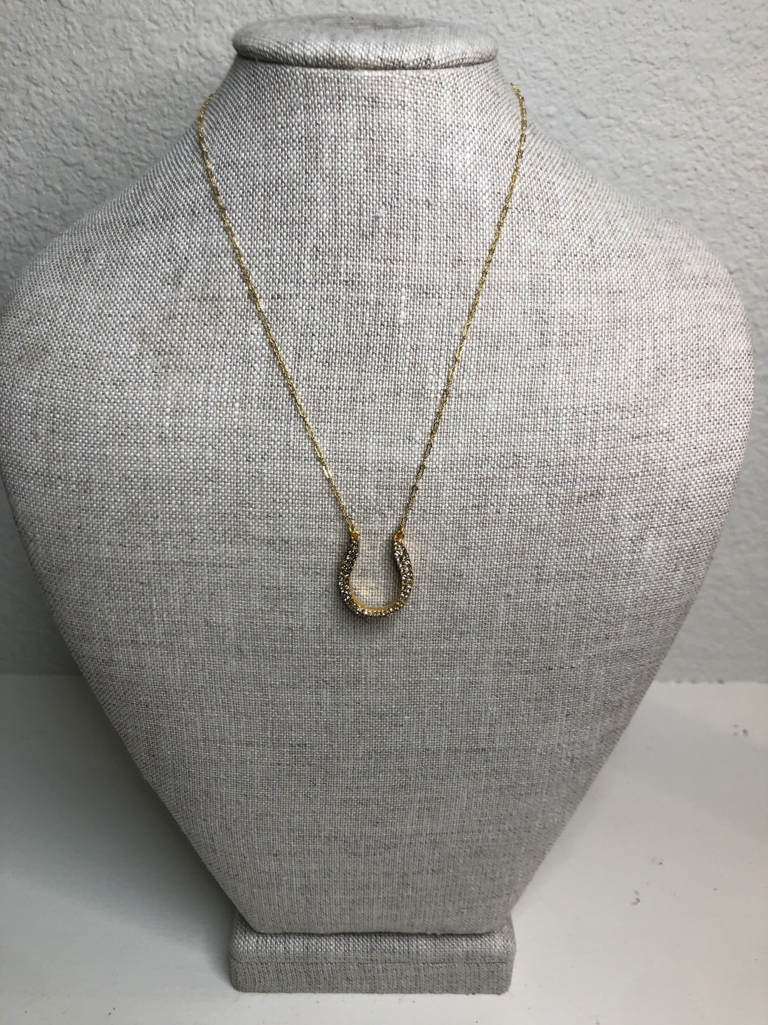 Rebel Designs Gold Horseshoe Necklace