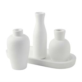 White Paulownia Vase or Tray