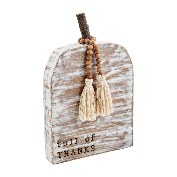 Pumpkin Plaque