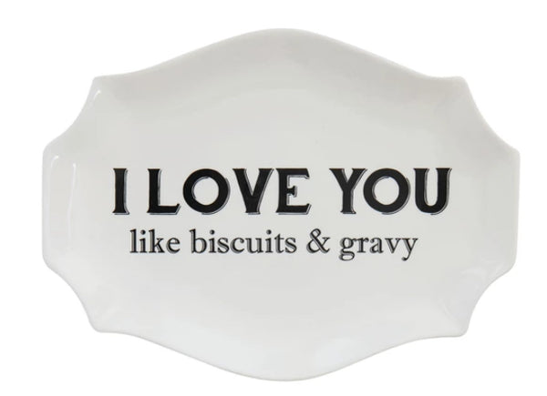 Stoneware Plate With Southern Sayings