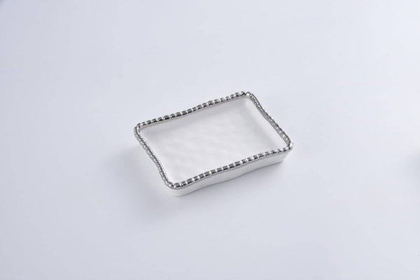 Pampa Bay Soap Dish, Silver/Gold