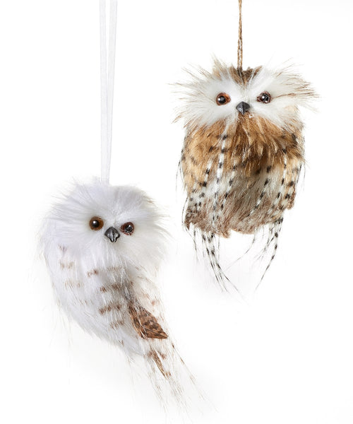 Feather Owl Ornament