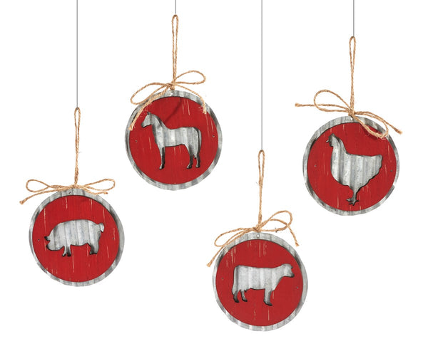 Disc Animal Ornament