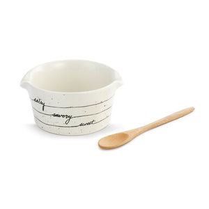 Savory Appetizer Bowl with Spoon