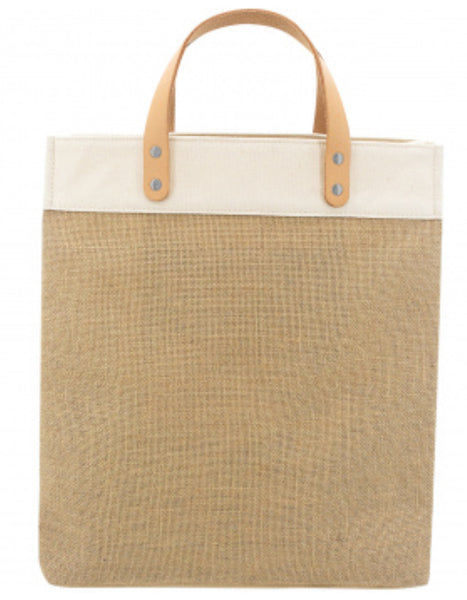 Let Love Grow Burlap Tote