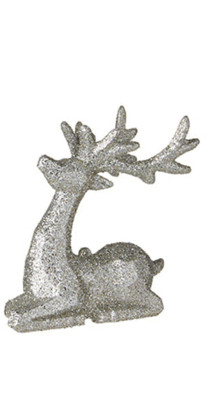 Glitter Deer Ornament