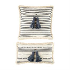 Lumbar Tassel Fringe Pillow