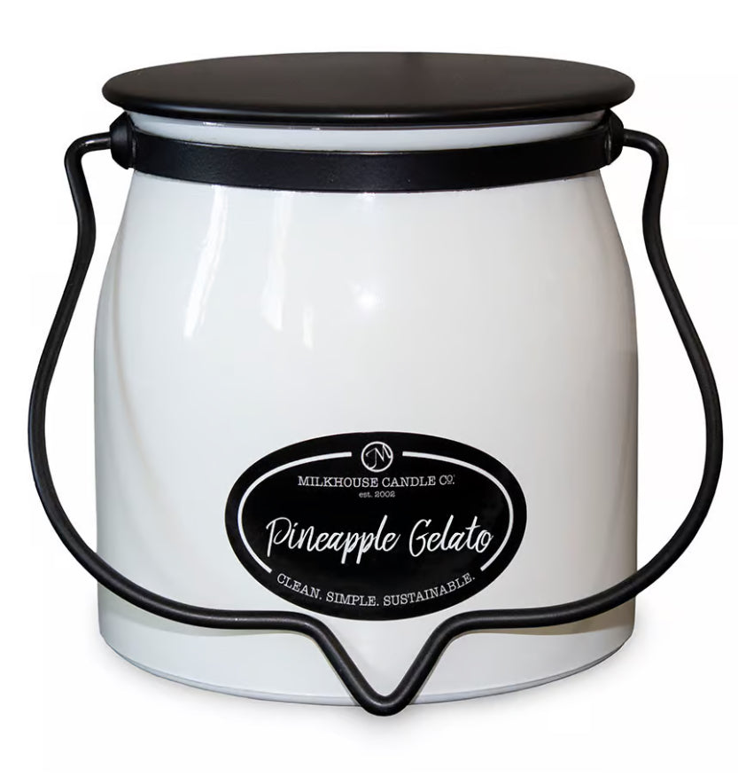 Milkhouse Candles Pineapple Gelato Candle