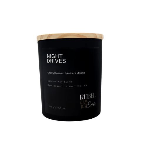 Rebel and Eve Coconut Wax Candle - Night Drives