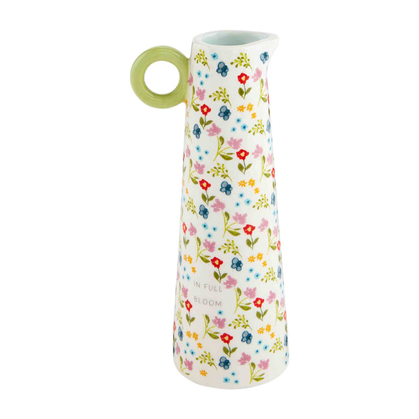 Fruit Floral Pitcher Bud Vase