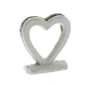 Cast Iron Heart Place Card Holder