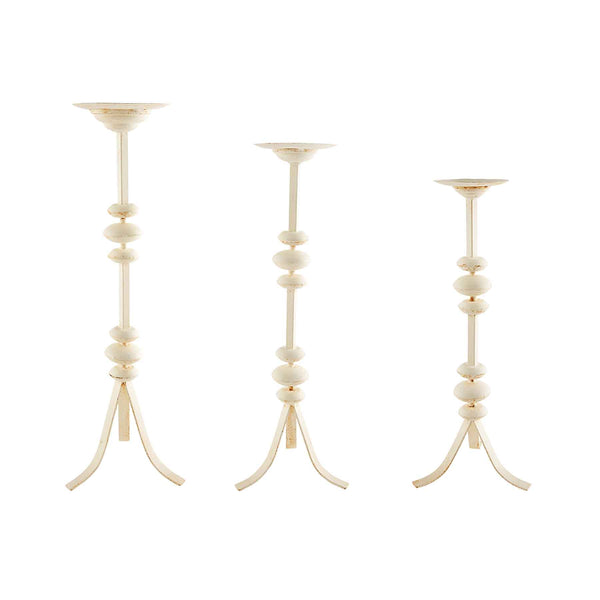 White Distress Candlestick