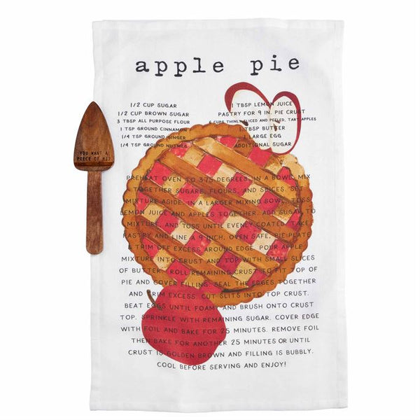 Pie Receipe Towel Set