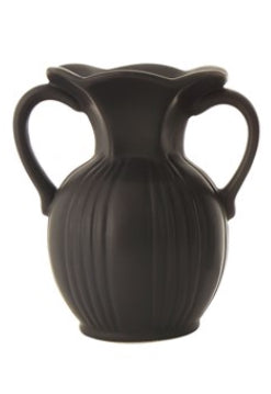 Matte Black Ceramic Vase
