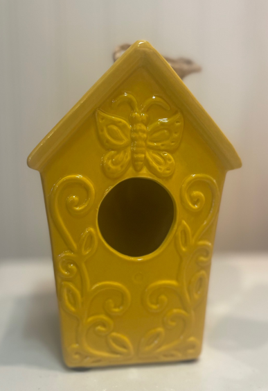 Ceramic birdhouse - decorative