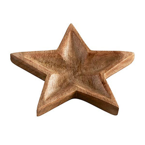 Wooden Star Tray