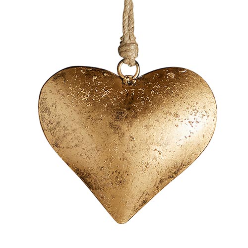Golden Antique Heart
