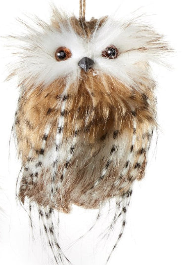 Feather Owl Ornament