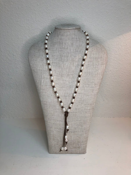 Brentwood Long Necklace - Oyster