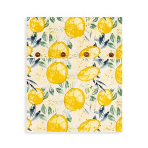 Lemon Print Infinity Loop Towel