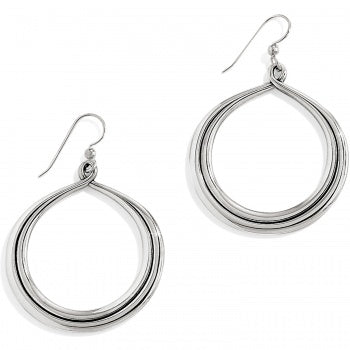 Interlok Circle French Wire Earrings
