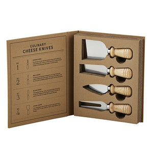 Cardboard Book Set - Cheese Knives