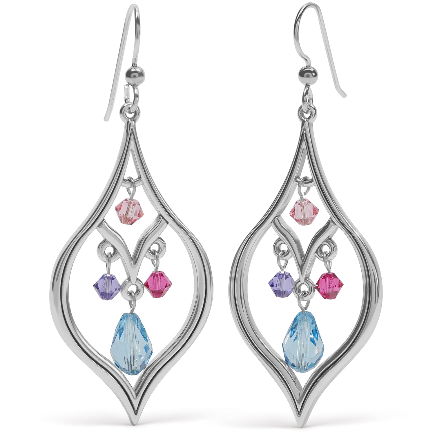 Prism Lights Drops French Wire Earrings