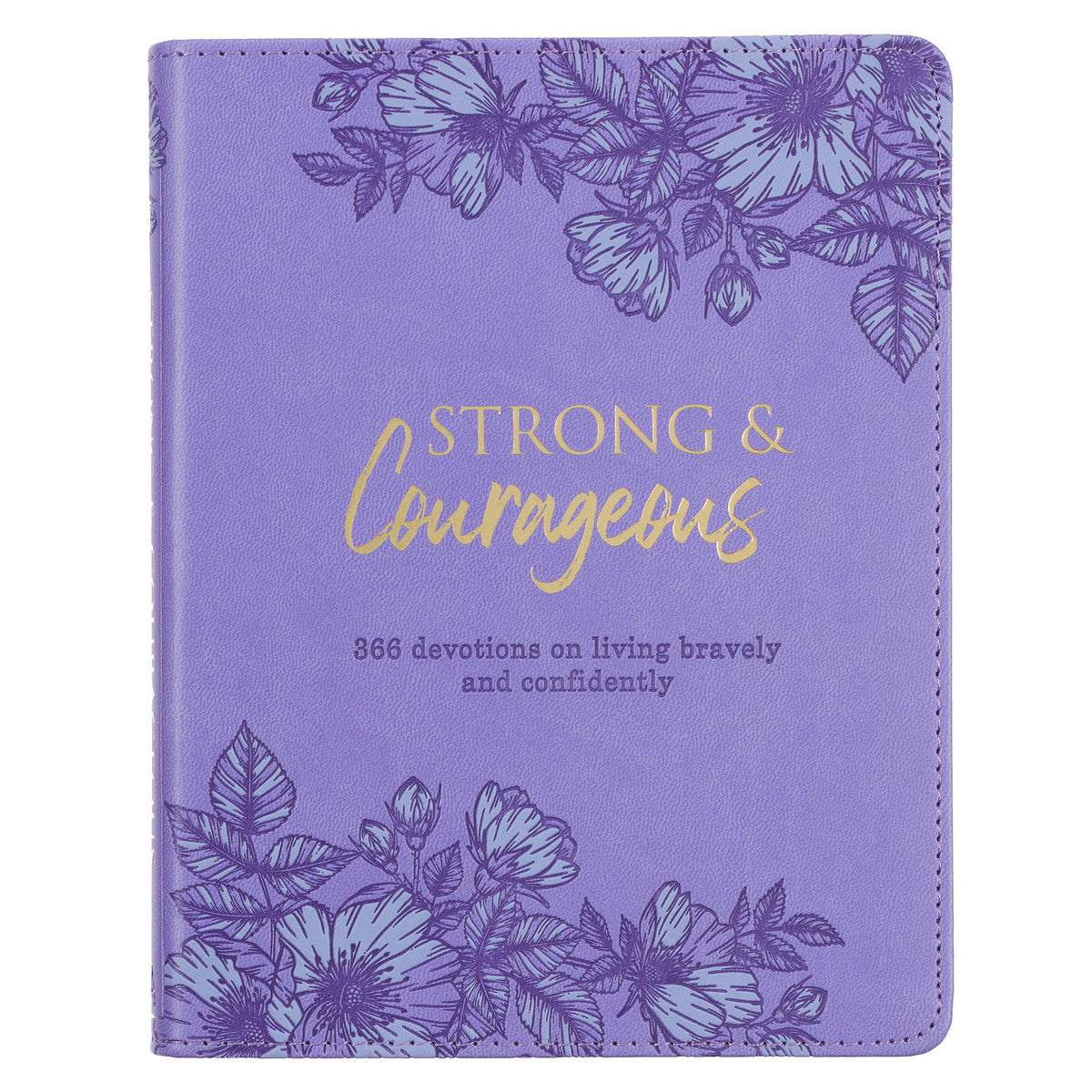 Devotional Strong & Courageous- Faux Leather