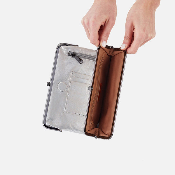 HOBO Lauren Clutch Wallet - Silver Multi