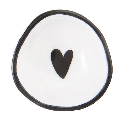Porcelain Ring Dish - Heart