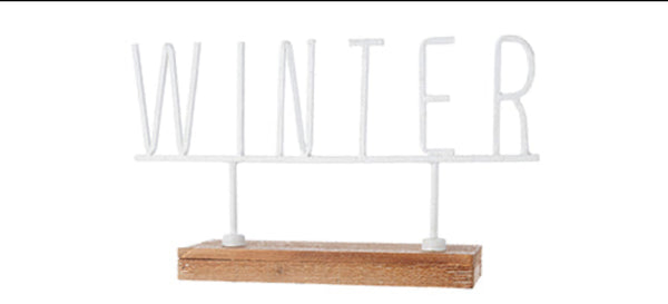 Winter Wishes Word Art