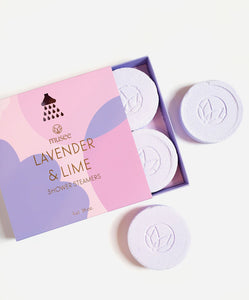 Musee Therapy Collection Lavender & Lime Shower Steamers
