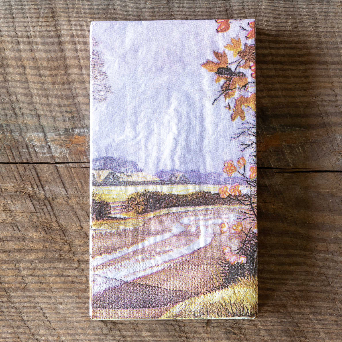 Fall Scene Paper Dinner Napkins/Guest Towels