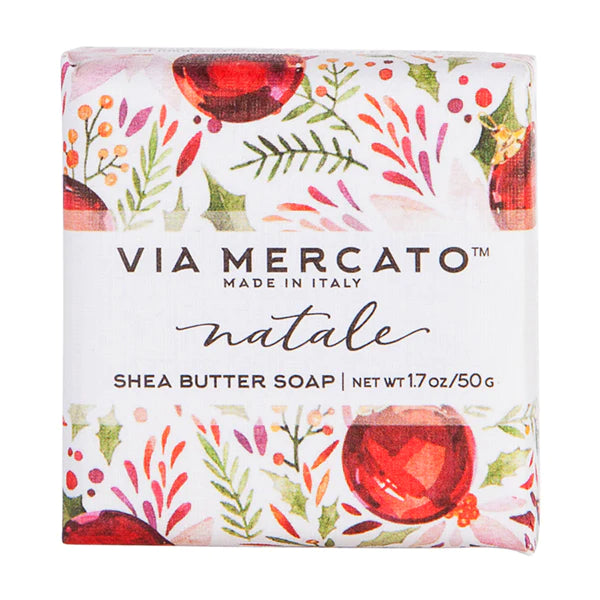 Via Mercato - Assorted Wrapped Holiday Guest Soap