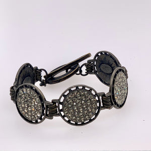 Rebel Designs Beaded Coin Toggle Bracelet