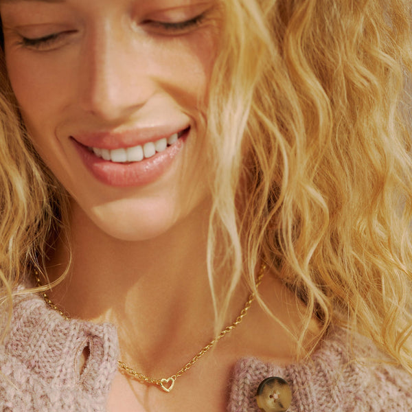 Gorjana Parker Mini Heart Necklace - Gold