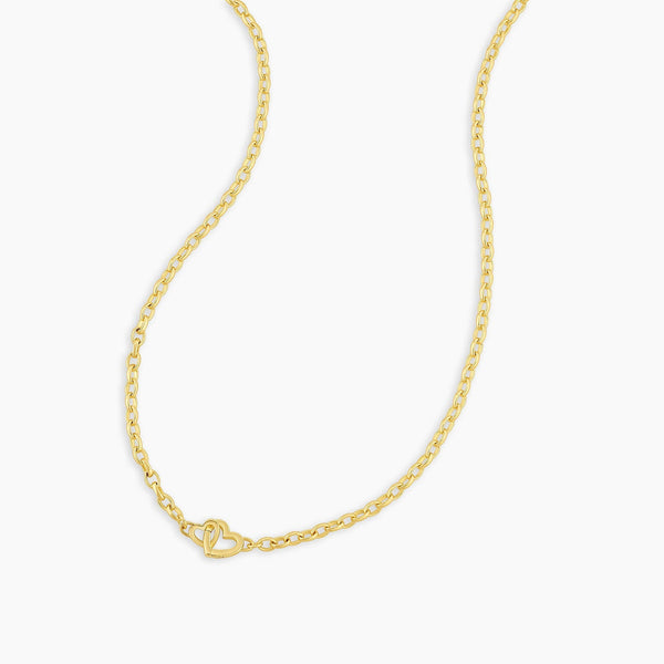 Gorjana Parker Mini Heart Necklace - Gold